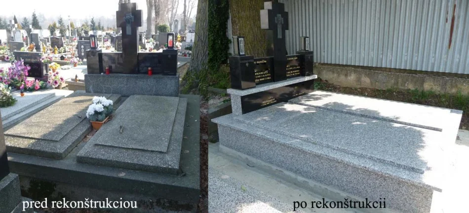 Ukážka rekonštrukcie z galérie kamenárstva